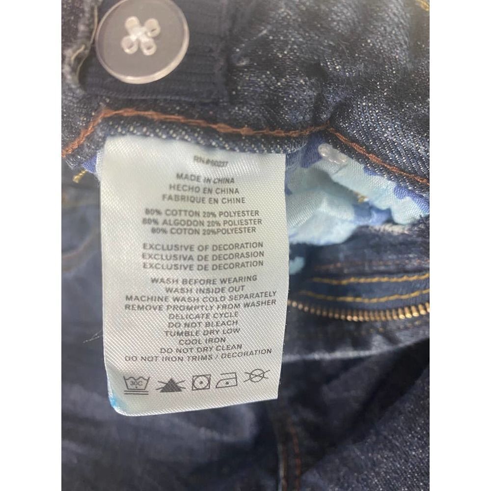 Lucky Brand Billy Straight Jeans Blue - Kids Size 12 - Picture 10 of 11